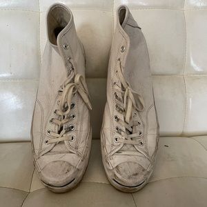 White Jack Purcell Converse Sneaker Size 10.5